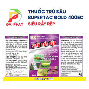 Thuốc trừ sâu SuperTac Gold 400EC (Hiệu Siêu Rầy Rệp)