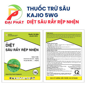 Thuốc trừ sâu sinh học KAJIO 5WG (Diệt Sâu Rầy Rệp Nhện)