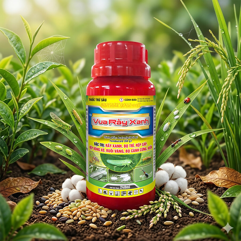 Thuốc trừ sâu SuperTac Gold 400EC (Hiệu Vua Rầy Xanh)