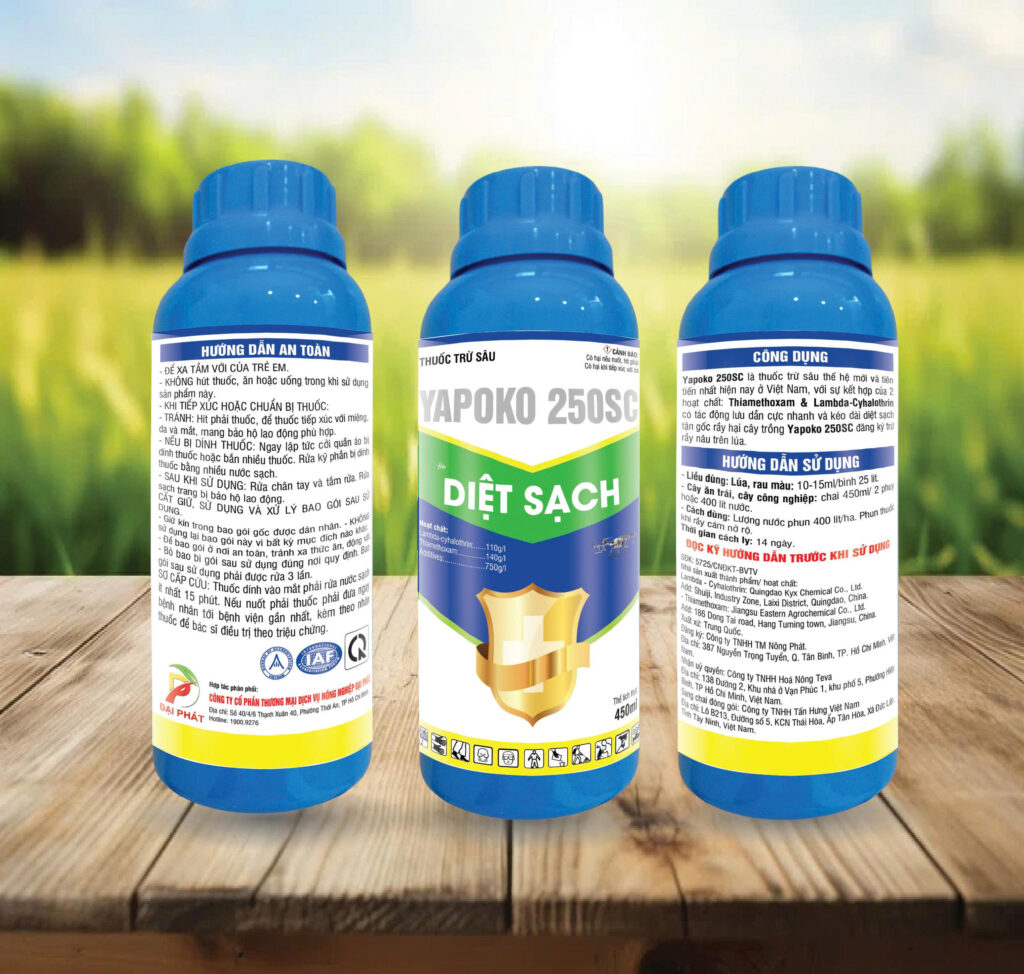 Thuốc trừ sâu Yapoko 250SC (Hiệu Diệt Sạch) – Vua diệt Rầy thế hệ mới